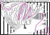 Địd this maze just ask to speak to a manager? STAFT eNd March 10th 2020 White Line art Text Line
