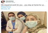 Fathmeh Farhat FatimaFarhat @Fatmeh_Farhat We stayed at work for you .. you stay at home for us .. #StayHome #Covid_19