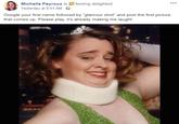 Michelle Peyroux is E feeling delighted. Yesterday at 8:51 AM 6 Google your first name followed by "glamour shot" and post the first picture that comes up. Please play, it's already making me laugh!