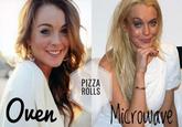Lindsay Logan pizza rolls PIZZA ROLLS Oven Microwave