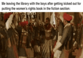Malhari Dance Pewdiepie GIF Me leaving the library with the boys after getting kicked out for putting the women's rights book in the fiction section: