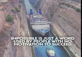 IMPOSSIBLE IS JUST A WORD USED BY PEOPLE WITH NO MOTIVATION TO SUCCEED MillionaireDivision