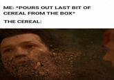last bit of cereal