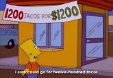 1200TACOS $1200 TACOS FOR // I sure could go for twelve-hundred tacos