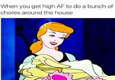 When you get high AF to do a bunch of chores around the house
