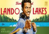 Farm d 100 CALORIES PER T8SP LANDO LAKES 4 STICKS NET WT. 1 Ib. (453.6 g). BUTTER
