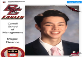 stogaclassof2020 998 followers View Profile unfold.jpg EAGLES BOSTON COLLEGE Carroll School of Management Major: Finance LEGIUM oριστεύειν BOSIDY COLLEGE OSTONIENSE • I. ISHIET IREBGION .COLL