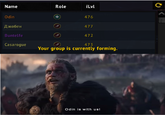 tfw odin is with you Name Role iLvl Odin 476 Джобен 477 Buntelfe 472 Casarogue 473 Your group is currently forming. Odin is with us!