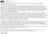 Mikki Willis May 4 at 2:13 PM · O Dear gatekeepers of truth and free speech, before removing this video, please read these words: The world is watching you. We understand the pressure you're under to censor any information that contradicts the popular narrative. We know the risk that comes with defying the orders of those who pull the strings. We realize even the biggest of tech giants are under the command of powerful forces that wield the ability to destroy your empire with the click of a key. But due to the critical condition of our world, "I was just doing my job" is no longer an acceptable excuse. This is no time to play politics. Our future is your future. Your family's future. Your children's future. Your grandchildren's future. This is a plea to the human in you. Preventing this information from reaching the people is taking a firm stance on the wrong side of history. A choice you will certainly live to regret as truth exponentially emerges. There is nothing, no billionaire, no politician, no media, no level of censorship that can slow this awakening. It is here. It is happening. Whose side are you on? And to the citizens of this magnificent planet. If anything is clear at this moment, it is the fact that no one is coming to save us. We are the ones we've been waiting for. Though great forces have worked long and hard to divide us, our resilience, strength, and intelligence has been gravely underestimated. Now is the time to put all our differences aside. United we stand. Divided we fall. Be brave. Share this video far and wide! Should this video be removed from this platform, download your own copy at: PlandemicMovie.com Then, upload directly to all of your favorite platforms. You have our full permission to spread this information without limitation. Thank you! Mikki Willis