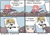 Men, today we Fight... Under our New banner rlanimemes hope we lose Dogmo COMICS @Dogmo Do9