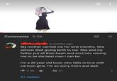 Loliconics Comments 5.3K 4 months ago My mother carried me for nine months. She almost died giving birth to me. She and my father put all their heart and soul into raising me to be the best man I can be. I'm a 26 year old loser who falls in love with cartoon girls. I'm so sorry mom and dad. 2.5K 目61 61 replies