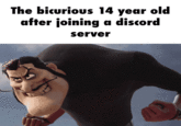 The bicurious 14 year old after joining a discord server