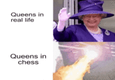 Queens in real life Queens in chess