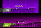 Geometry Dash with/without rtx idk man someone sent it
