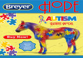 Breyer AUTISM BENEFIT MODEL Buy Now! Special 2015 Limited Edition