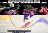 I made this meme using a still from the MV for Morning Musume's 2003 song "Shabondama" as the image above the Lugia's Song meme.