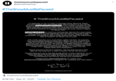 theshowmustbepaused @pausetheshow #TheShowMustBePaused # TheShowMustBePaused In response to the murders of George Floyd, Breonna Taylor, Ahmaud Arbery and countless other Black citizens at the hands of police, #TheShowMustBePaused is an initiative created by two Black women in music in observance of the long-standing racism and inequality that exists from the boardroom to the boulevard. We will not continue to conduct business as usual without regard for Black lives. Tuesday, June 2nd is meant to intentionally disrupt the work week. Monday suggests a long weekend, and we can't wait until Friday for productive conversation about what actions we need to collectively take to support the Black community. The music industry is a multi-billion dollar industry. An industry that has profited predominantly from Black art. Our mission is to hold the industry at large, including major corporations + their partners who benefi Black people accountable. To that end, it is the obligation of these entities to protect and empower the Black communities that have made them disproportionately wealthy in ways that are efforts, struggles and successes of measurable and transparent. This is not just a 24-hour initiative. We are and will be in this fight for the long haul. A plan of action will be announced. We are tired and can't change things alone. In the meantime, to our Black friends and family: please take the time for you and your mental health. To our allies, the time is now to have difficult conversations with family, friends and colleagues. Please follow @pausetheshow on Twitter and @theshowmustbepaused on Instagram for updates and information. Jumila Thomas nd Briuna Argemang theshowmustbepaused.com 2 theshowmustbepaused 9:46 PM · May 31, 2020 · Twitter for iPhone >
