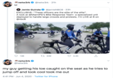 netw3rk @netw3rk · 21h lol Jamie Guirola EXCLUSIVE: "These officers are the elite of the elite". A look at @MiamiPD's Bike Response Team- a specialized unit deployed to handle large crowds and protests. I'm LIVE at 6 on @nbc6 @jamieNBC6 · 23h 136 27 339 4.4K netw3rk @netw3rk my guy getting his toe caught on the seat as he tries to jump off and look cool took me out 4:41 PM · Jun 4, 2020 · Twitter for iPhone