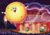 Promo image: SpongeBob at the Kamp Koral Talent Show Another Kamp Koral image from the book "Welcome to Camp Coral!"