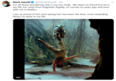 Mark Hamill @HamillHimself 2h For all those wondering, this is my son Yoda. We share no blood but he is my life. He came from Dagobah (legaly, of course) six years ago and lives with me in Malibu. I am so proud of him and raising him has been the best, most rewarding thing I've done in my life. GIF