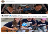 Lil Sasquatch @lilsasquatch66 O Cal Perry O @CalNBC · Jun 17 Welcome to #Tulsa. People are already in line. Also, re-election songs. #MSNBC MP REAT TRUMP AMERICAcA KEEP 0:45 22.7M views 11:06 AM · Jun 18, 2020 · Twitter Web App >