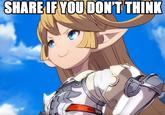 SHARE IF YOU DON'T THINK