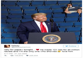 OF THE PRESIDENT STATES SEAL kelsey @kelssseyharmon Follow rally for papaw tonight... racists and I'm the only one who showed. love him he made 121 lies for all million 8:11 PM - 21 Jun 2020 t3 139,870 229,334 KI UNITED ..... OF THE F