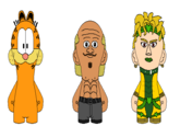 The original three members of The Sims 4: Meme House, Bulk Bogan, Dio Brando, and Garfield done in the style of The Noods.

The Noods come from Cartoon Network's 2008-2010 era, they were based on a popular DIY toy called Munny and would take on the forms of several different characters from the CN shows that aired at that time.

I made this a little nostalgic memory from the time I grew up watching Cartoon Network, although favorite CN era is still the City era.