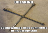 BREAKING: Bubba Wallace finds burnt cross in his garage stall
