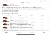 10:09 1 Thread Jay. @LipsTaco for disney movie character day on monday i'm dressing up as Ferb from Penis and Ferd 9/21/18, 10:03 PM 1 Retweet 9 Likes Jay. @LipsTaco · 5m *Phineas and Fern Q2 Jay. @LipsTaco 3m Phineaus and Freb 1 Jay. @LipsTaco · 2m wait *Pheineas and Freb 02 Jay. @LipsTaco · 1m girl how you spell Puenius Tweet your reply