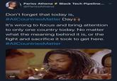 Pariss Athena 4 Black Tech Pipeline... @ParissAthena Don't forget that today is, #AllCountriesMatter Day It's wrong to focus and bring attention to only one country today. No matter what the meaning behind it is, or the fight and sacrifice it took to get here. #AllCountriesMatter GIF