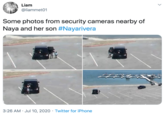 Liam @liammet01 Some photos from security cameras nearby of Naya and her son #Nayarivera 3:26 AM · Jul 10, 2020 · Twitter for iPhone >