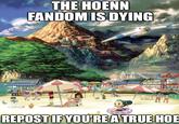 THE HOENN FANDOM IS DYING REPOST IF YOU'RE A TRUE HOE