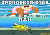 SPONGEBOB STOP STOP DOING THE STANKY LEG NAHS ORL PREMIE
