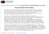 #GiuseppeStromboli and the Cosa Nostra so far... ANT SCOOT UN Sloperx22 @Ringle99 THE NEWTON #GiuseppeStromboli and the Cosa Nostra so far... Giuseppe Stromboli and the Cosa Nostra. The halls of The Olive Garden were eerily quiet for a Friday evening. Sounds of accordion music and the enchanting smells of pasta flow from the great hall like fresh oregano based breeze. The dimly lit corridors make for excellent skulking, just how Gius eppe liked it. He didn't want any unnecessary attention. Not one hour before, Giuseppe received an owl from Himmoine relaying that the new batch of Polyjuice potion was ready for inspection. Giuseppe turned a comer to find the lights were all but extinguishe d. "Huh, cant see a damn thing, who's these people think I am? A god damn bat?". In a swift motion, Giuseppe flourished his Bang Noodle and murmured "Gotta'Light" and in an instant, the corridor was illuminated. "Stromboli" Startled by the sudden appearance of his nemesis from Slytherin, Drago Molloy, Guiseppe raised his Bang Noodle in defence. "Molloy! What's your Irish ass doin' on my floor? Don't you's know this is my turf?". Molloy laughed "My Sromboli, you really are thick aint cha? You know well and good we want the 3rd floor bathro om and you're going to be a good grease ball and hand it over, else we're going to take it". Giuseppe waved his Bang Noodle and yelled "Geddafuckouttahere". A bright flash proceeded toward Molloy and connected, dis arming him ofhis Bang Noodle. Molloy looked startled and Giuseppe stepped toward him “You's fuhge ddin' who I am Molloy? I'm the chosen one, I've fought off Latinas, Survive d the Mamma Mia curse and fought off the Dark Chief of Police! I'm untouchable!" Molloy cowere d, turned and fled into the darkness. “He'll be back, the shmuck" Giuseppe mused, as he continue d toward the Gryffindor common room and his new Polyjuice potion empire. 5:56 PM · Jul 9, 2020 · Twitter Web App >