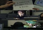 I CHALLENGE YOU TO A DUEL