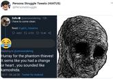 Persona Struggle Tweets (HIATUS) @PersonaStruggle ZEROO @zerowondering · 12h I have to come clean. Read: tl.gd/n_1sraama 4,832 t7 4,722 ♡ 12.4K Replying to @zerowondering Hurray for the phantom thieves! It sems like you had a change or heart, you sounded like kamoshida. 13:11 · 04 Jul 20 · Twitter for Android