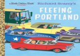 a SLittle Golden Book Richard Scarry's CLASSIC FLEEİNG PORTLAND POLICE