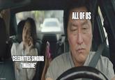 ALL OF US CELEBRITIES SINGING "IMAGINE" imgflip.com