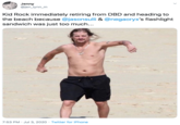 Jenny @jen_lynn_m Kid Rock immediately retiring from DBD and heading to the beach because @jasonsulli & @negaoryx's flashlight sandwich was just too much... 7:53 PM · Jul 3, 2020 · Twitter for iPhone