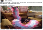 Matt Bowker @MattBowker94 My therapist: Long Furby isn't real. Long Furby doesn't exist and will not hurt you. My sleep Paralysis: 3:50 AM · Aug 10, 2020 · Twitter for iPhone