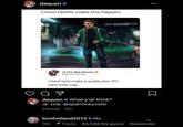daquan e Cmon Netflix make this happen Fire Sign Shawty @BreeCimonee I think he'd make a quality ben 10 i cant even cap daquan e What y'all think? • (via: @spdrmnkyxxii) Editado · 18h tomholland2013 e No 16h * Fijado 84,588 Me gusta Responder