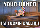 YOUR HONOR IM F----- BALLIN!! ESGR ER