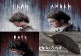 Star wars Anakin skywalker across prequel movies fear anger hate halo 3 rat