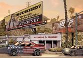 王 INJURIED? It's better than be killed ... DAVID GOODENOUGH ATTORNEY GALL 19 777 7 OUTFRONTPRIME IGHT GH CUSTOMER PARKING MAC ZACK REAR REAR CLEANERS & LAUNDRY HE