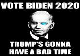 VOTE BIDEN 2020 TRUMP'S GONNA HAVE A BAD TIME