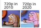 720p in 2010 720p in 2020