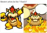 Western artists be like "I fixed it"