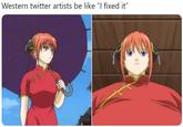 Western twitter artists be like "I fixed it"