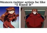 Western twitter artists be like "I fixed it" 02